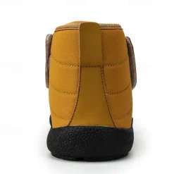 Online OUKU Men's Insulated Winter Snow Boots – Waterproof Slip-On Ankle Boots with Faux Fur Lining, Anti-Slip Sole for Outdoor Hiking & Cold Weather