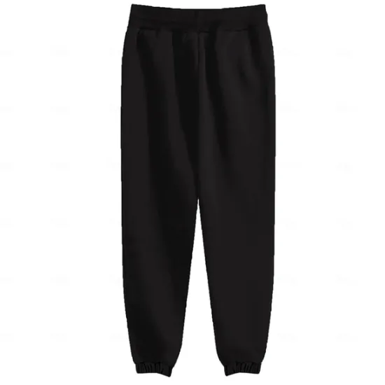Sale OUKU Men's Jesus Faith Fleece Sweatpants Drawstring Elastic Waist Vintage Casual Outdoor Home Dailywear Pocket Thermal Winter 3D Print Black Red Blue