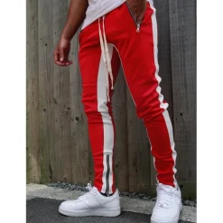 Clearance OUKU Men's Joggers Sweatpants Running Pants Athletic Pants GYM Pants Drawstring Pocket Pants / Trousers Outdoor Sports & Outdoor Athletic Quick Dry Lightweight Soft Marathon Workout Walking Tailored Fit