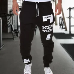 New OUKU Men's Joggers Sweatpants Running Pants Athletic Pants GYM Pants Pocket Drawstring Pants / Trousers Outdoor Sports & Outdoor Athletic Quick Dry Lightweight Soft Marathon Running Workout Tailored Fit