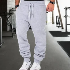 Clearance OUKU Men's Joggers Sweatpants Running Pants Athletic Pants GYM Pants Pocket Drawstring Pants / Trousers Outdoor Sports & Outdoor Athletic Quick Dry Lightweight Soft Marathon Running Workout Tailored Fit