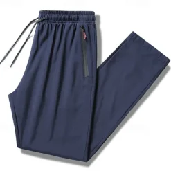 OUKU Men's Joggers Sweatpants Running Pants Athletic Pants GYM Pants Drawstring Elastic Waistband Zipper Pocket Pants / Trousers Outdoor Sports & Outdoor Athletic Quick Dry Lightweight Soft Marathon