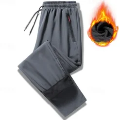 OUKU Men's Joggers Sweatpants Running Pants Athletic Pants GYM Pants Drawstring Elastic Waistband Zipper Pocket Pants / Trousers Outdoor Sports & Outdoor Athletic Quick Dry Lightweight Soft Marathon