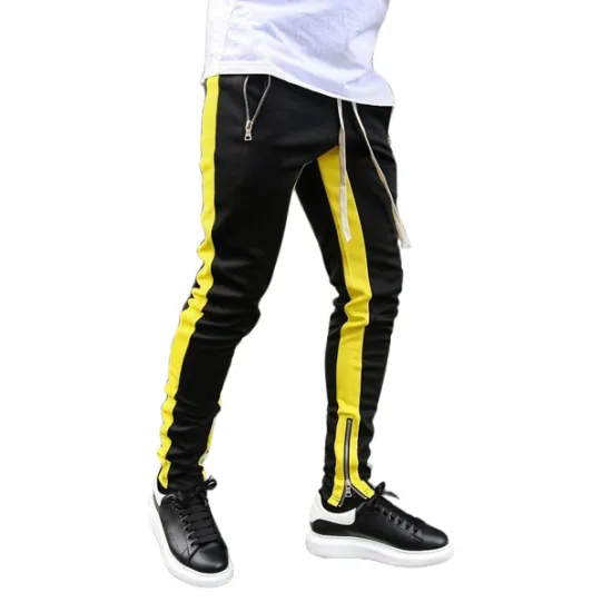 Clearance OUKU Men's Joggers Sweatpants Zipper Pocket Ankle Zippers Bottoms Athletic Athleisure Spring Breathable Moisture Wicking Soft Fitness Gym Workout Running Sportswear Activewear Color Block Red Navy Blue