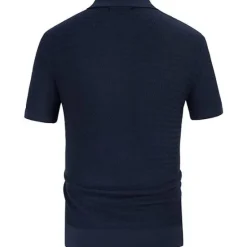 Best OUKU Men's Knit Polo Sweater Polo Shirt Street Casual Button Classic Short Sleeve Fashion Casual Graphic Striped Button Front Summer Spring Fall Regular Fit Navy Blue Green Khaki Knit Polo Sweater