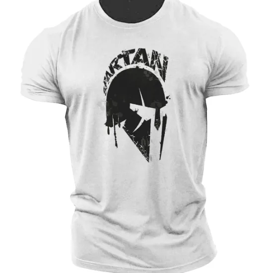 OUKU Men's Letter Graphic Prints T Shirt Graphic Tee 100% Cotton Short Sleeve Graphic Shirt White Green Coffee Comfortable Tee Outdoor Street Fashion Designer Clothing