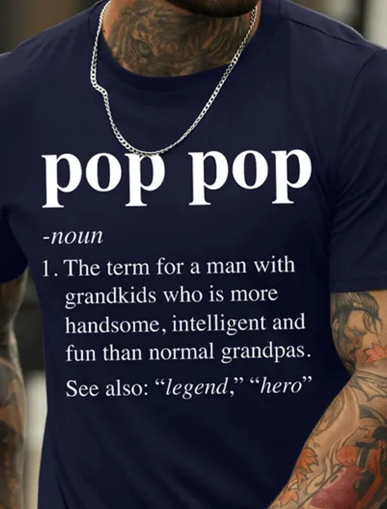 Sale OUKU Men's Letter Graphic Prints Family T Shirt Graphic Tee 100% Cotton Short Sleeve Graphic Shirt Black White Navy Blue Comfortable Tee Vacation Street Fashion Designer Clothing