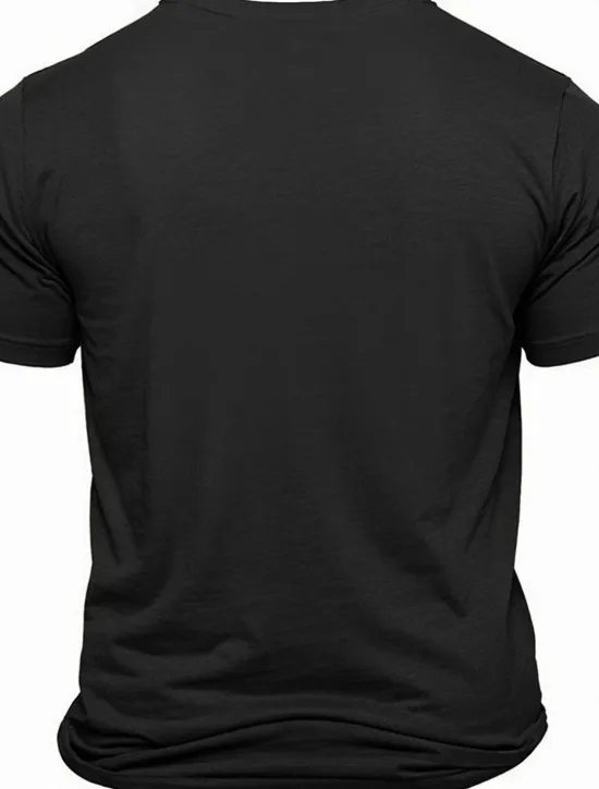 Best OUKU Men's Letter Printed Funny T Shirt Tee Top 100% Cotton Short Sleeve Graphic Shirt Black White Dark Blue Comfortable Tee Vacation Street Fashion Designer Clothing