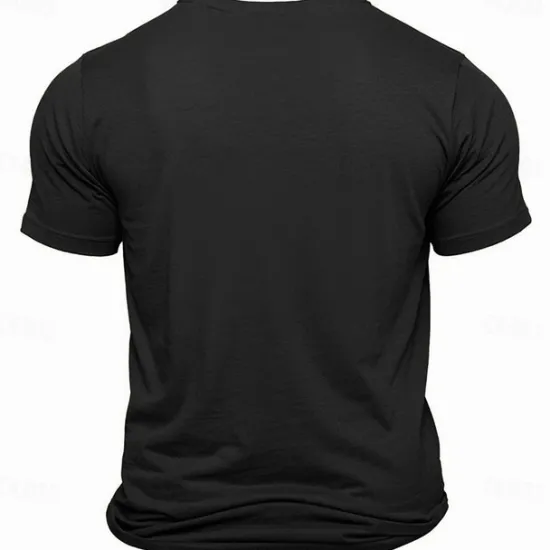 OUKU Men's Letter Printed Funny Beer T Shirt Tee Top Cotton Short Sleeve Graphic Shirt Black Dark Blue Comfortable Tee Street Sports Outdoor Fashion Designer Clothing