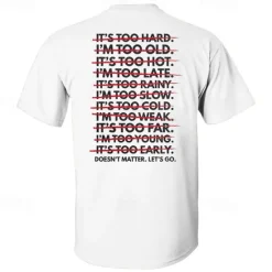Clearance OUKU Men's Letter T Shirt Tee Top Cotton Short Sleeve Graphic Shirt Black White Comfortable Tee Vacation Street Fashion Designer Clothing