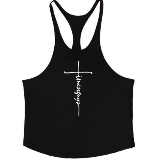 New OUKU Men's Letter Tank Top Vest Top Undershirt Racer Back Tank Top Sleeveless T shirt U Neck Shirt Stylish Muscle Comfortable Sport Daily Vacation Black White Yellow Summer Clothing Apparel M L XL XXL