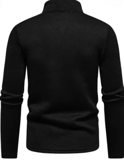 Outlet OUKU Men's Lightweight Jacket Summer Jacket Casual Jacket Vacation Daily Warm Pocket Fall & Winter Plain Fashion Classic Stand Collar Regular Black White Light Grey Dark Gray Jacket