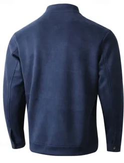 Clearance OUKU Men's Lightweight Jacket Transition Jacket Casual Jacket Vacation Daily Wearproof Pocket Fall & Winter Plain Fashion Classic Stand Collar Regular Black Navy Blue Orange Coffee Jacket