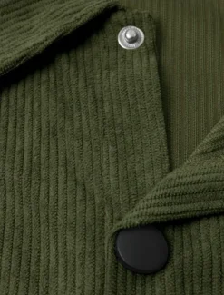 Outlet OUKU Men's Lightweight Jacket Trucker Jacket Shacket Daily Vacation Pocket Spring & Fall Plain Fashion Classic Lapel Regular Black Green Gray Jacket