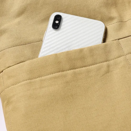 Online OUKU Men's Lightweight Jacket Trucker Jacket Outdoor Jacket Summer Jacket Daily Wear Workfashion Windproof Buttons Inside Pocket Spring Fall Plain Stylish Business Shirt Collar Regular Black khaki Army