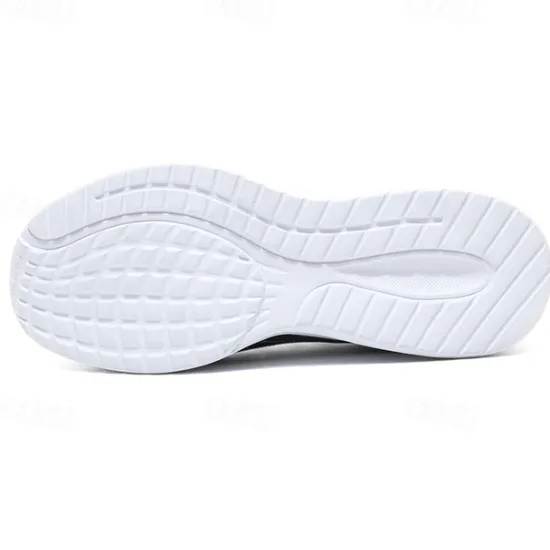 New OUKU Men's Lightweight Red Mesh Running Shoes - Breathable Athletic Sneakers for Sports and Casual Wear