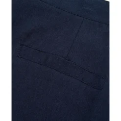 Sale OUKU Men's Linen Pants Trousers Summer Pants Beach Pants Straight Leg Plain Comfort Outdoor Casual Daily Streetwear Stylish White Navy Blue