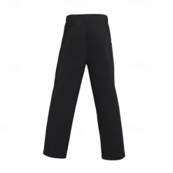 New OUKU Men's Linen Pants Trousers Summer Pants Beach Pants Drawstring Elastic Waist Straight Leg Plain Comfort Breathable Vacation Daily Holiday Hawaiian Boho Black White