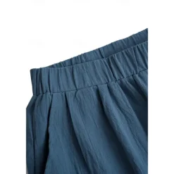 Online OUKU Men's Linen Pants Trousers Summer Pants Elastic Waist Straight Leg Solid Color Comfort Breathable Full Length Yoga Holiday Fashion Streetwear Blue Orange Inelastic