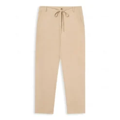 OUKU Men's Linen Pants Trousers Summer Pants Beach Pants Front Pocket Straight Leg Plain Comfort Breathable Casual Daily Holiday Fashion Basic Black White