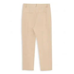 OUKU Men's Linen Pants Trousers Summer Pants Beach Pants Front Pocket Straight Leg Plain Comfort Breathable Casual Daily Holiday Fashion Basic Black White