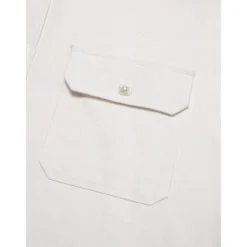 Outlet OUKU Men's Linen Shirt Long Sleeve Fold-over Collar Summer Spring & Fall Clothing Apparel Casual Shirt Button Down Shirt Plain Lapel Summer Casual Daily Clothing Apparel White