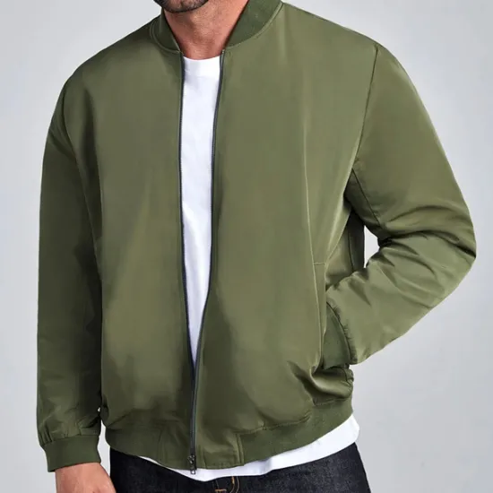 New OUKU Men's National Flag Bomber Jacket Coat Outdoor Sports Vintage Casual Daily Wear Vacation Going out Printing Denim Fall & Winter Standing Collar Long Sleeve Black Red Army Green