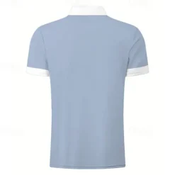 Outlet OUKU Men's Nautical Hawaiian Polo Shirts Golf Shirt Short Sleeve Polo Shirts Collared Shirts Casual Beach Wear Vacation Wear Tropical Wear Party Outfits 3D Print Quarter Zip Polo Spring & Summer Blue