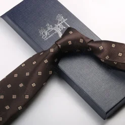 OUKU Men's Neckties Fashion Business Jacquard Argyle Wedding Party Daily Wear