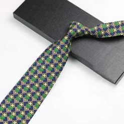Online OUKU Men's Neckties Fashion Business Print Pattern Wedding Party Daily Wear
