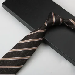 Best OUKU Men's Neckties Fashion Business Jacquard Pattern Wedding Party Daily Wear