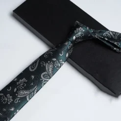 OUKU Men's Neckties Fashion Business Jacquard Pattern Wedding Party Daily Wear