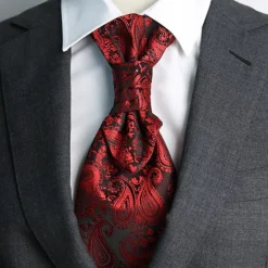 Online OUKU Men's Neckties Men Ties Adjustable Bow Plain Wedding Birthday Party