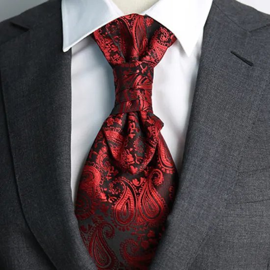 Online OUKU Men's Neckties Men Ties Adjustable Bow Plain Wedding Birthday Party