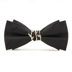 Sale OUKU Men's Neckties Modern Contemporary Metal Solid Color Wedding Party Daily Wear