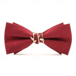 Sale OUKU Men's Neckties Modern Contemporary Metal Solid Color Wedding Party Daily Wear