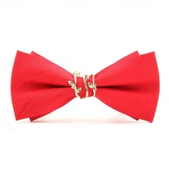 Sale OUKU Men's Neckties Modern Contemporary Metal Solid Color Wedding Party Daily Wear