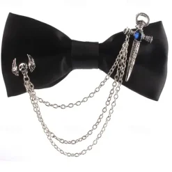 Outlet OUKU Men's Neckties Modern Contemporary Shiny Metallic Solid Color Wedding Party Daily Wear