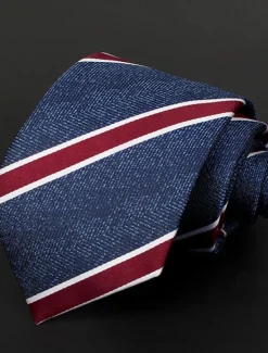 Hot OUKU Men's Neckties Sexy Patterned Wedding Party Daily Wear