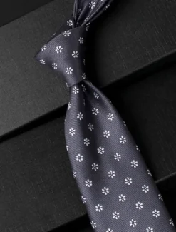 Hot OUKU Men's Neckties Sexy Patterned Wedding Party Daily Wear