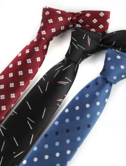 Best OUKU Men's Neckties Sexy Patterned Wedding Party Daily Wear
