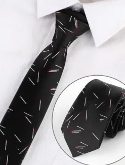 Best OUKU Men's Neckties Sexy Patterned Wedding Party Daily Wear
