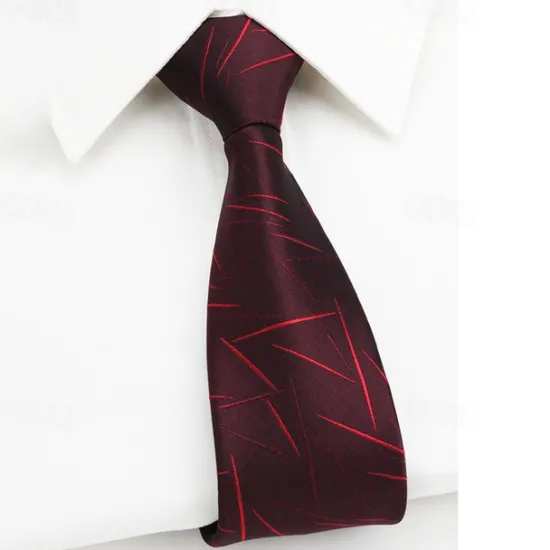 Clearance OUKU Men's Neckties Zip Tie Men Ties Zipper Tie Bow Striped Wedding Birthday Party