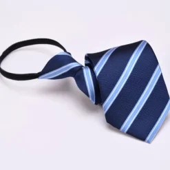Clearance OUKU Men's Neckties Zip Tie Men Ties Zipper Tie Adjustable Bow Polka Dot Plain Striped Wedding Birthday Party