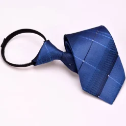 Clearance OUKU Men's Neckties Zip Tie Men Ties Zipper Tie Adjustable Bow Polka Dot Plain Striped Wedding Birthday Party