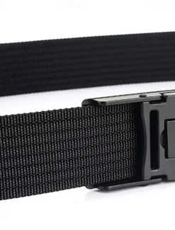 Hot OUKU Men's Nylon Belt Waist Belt Black 1# Black Nylon Alloy Durable Adjustable Plain Outdoor Daily