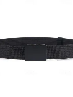 Hot OUKU Men's Nylon Belt Waist Belt Black 1# Black Nylon Alloy Durable Adjustable Plain Outdoor Daily