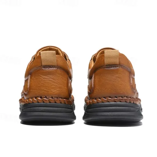 New OUKU Men's Outdoor Hiking Shoes with Durable Faux Leather Upper and Rugged Sole – Comfortable Lace-Up Sneakers for Everyday Wear and Adventure