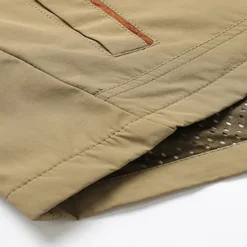 Best OUKU Men's Outdoor Jacket Cargo Jacket Hoodie Jacket Tactical Jacket Outdoor Daily Removable Soft Multiple Pockets Spring & Fall Plain Casual Comfortable Hooded Regular Black Khaki Army Green Jacket