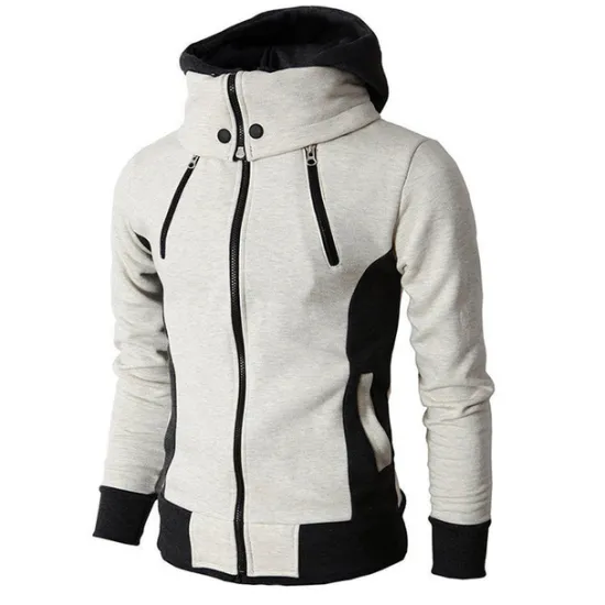 Outlet OUKU Men's Outdoor Jacket Winter Coat Winter Jacket Sports Outdoor Daily Wear Fall Winter Solid Color Regular Dark Gray Grey Jacket